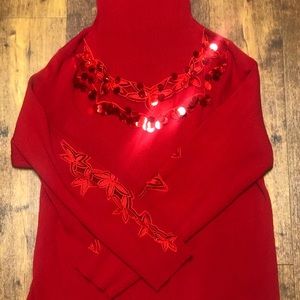 Embellished VENUS Turtleneck